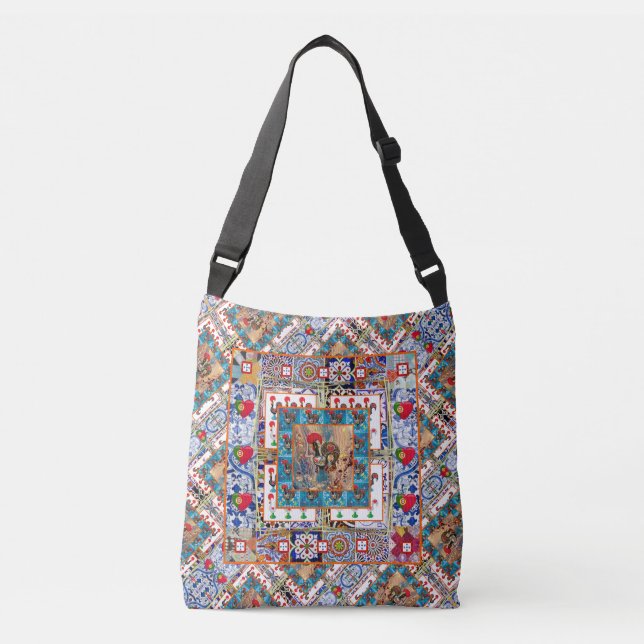 Galo de Barcelos, Portugal Crossbody Bag (Front)