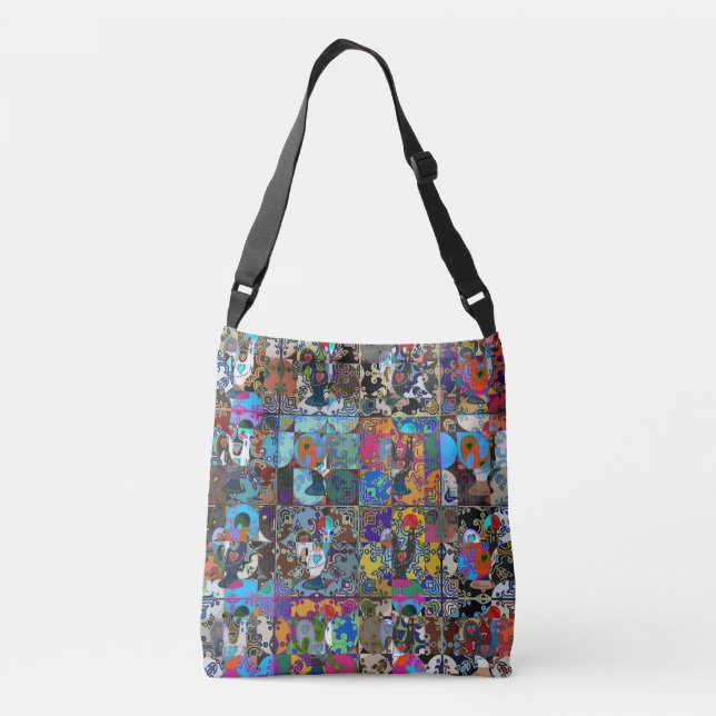 Galo de Barcelos, Portugal Crossbody Bag (Back)