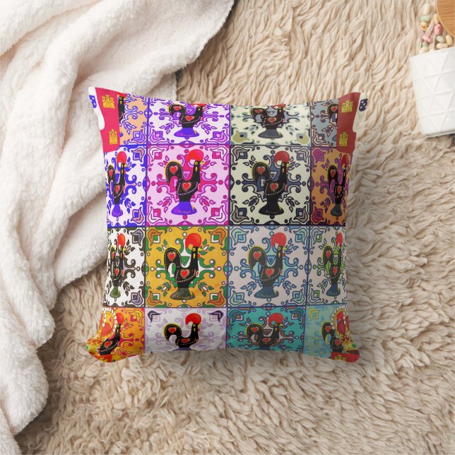 Galo de Barcelos, Portugal Cushion (Blanket)