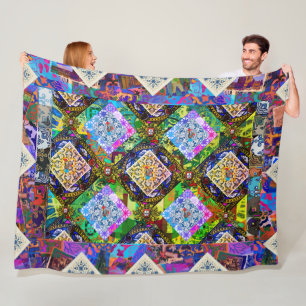 Galo de Barcelos, Portugal Fleece Blanket