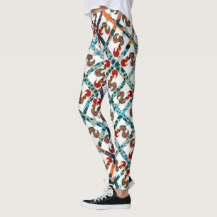 Galo de Barcelos, Portugal Leggings