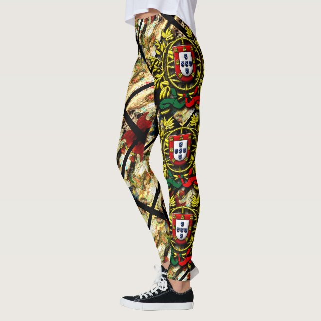 Galo de Barcelos, Portugal Leggings (Left)
