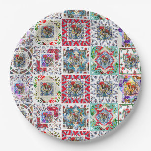 Galo de Barcelos, Portugal Paper Plate