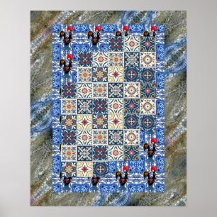 Galo de Barcelos, Portugal Poster