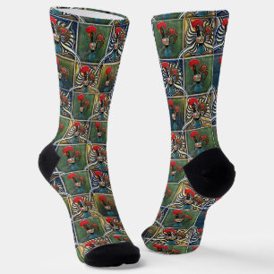 Galo de Barcelos, Portugal Socks