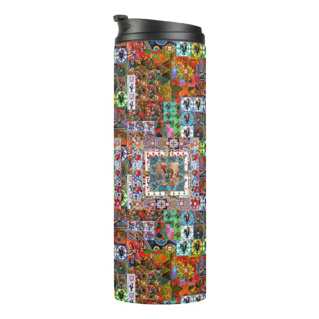 Galo de Barcelos, Portugal Thermal Tumbler (Rotated Right)