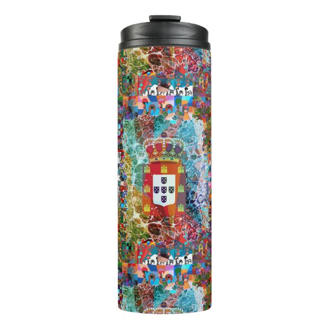 Galo de Barcelos, Portugal Thermal Tumbler (Front)