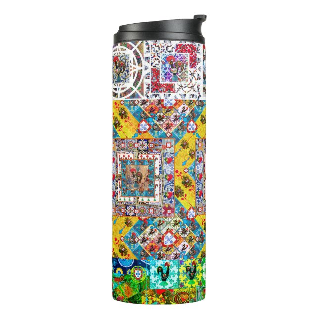 Galo de Barcelos, Portugal Thermal Tumbler (Rotated Left)