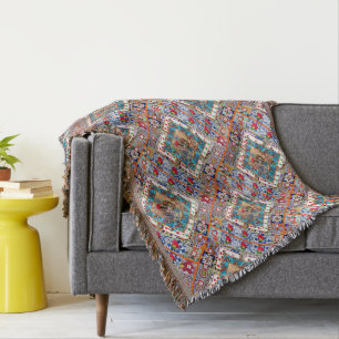 Galo de Barcelos, Portugal Throw Blanket