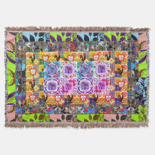 Galo de Barcelos, Portugal Throw Blanket