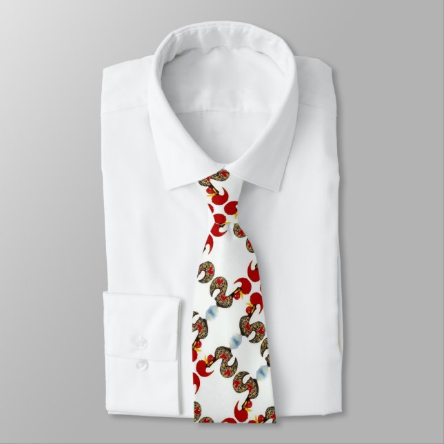Galo de Barcelos, Portugal Tie (Tied)