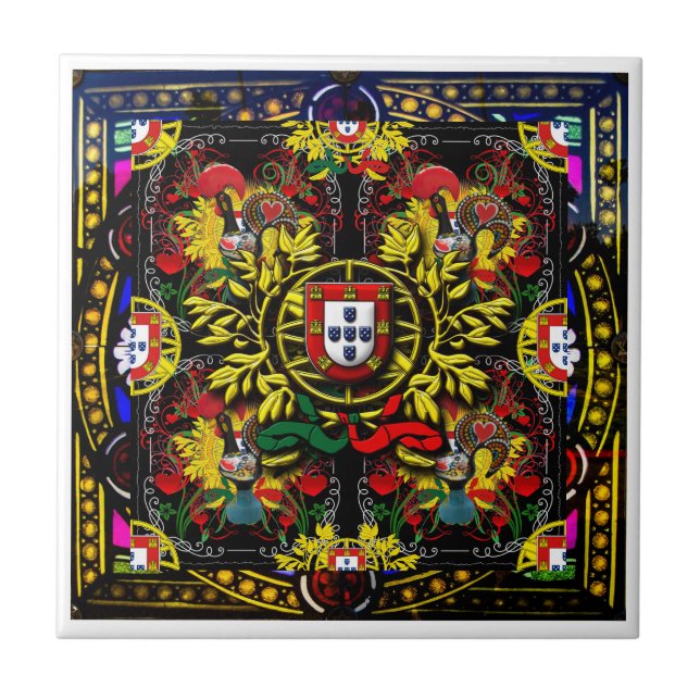 Galo de Barcelos, Portugal Tile (Front)