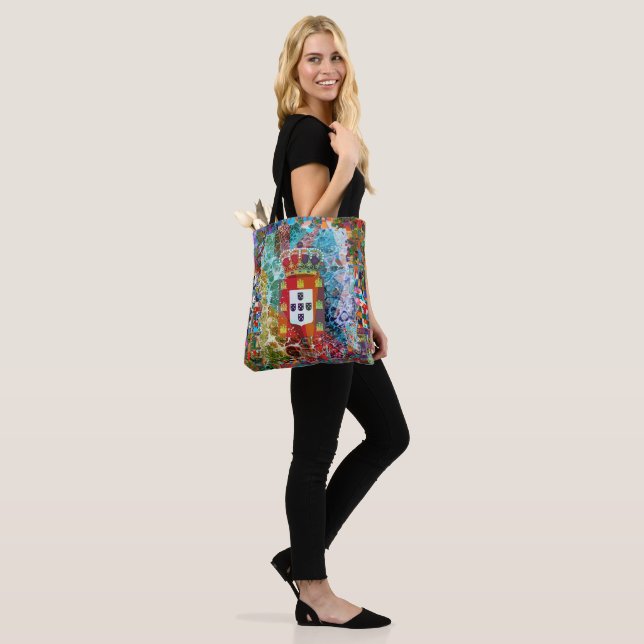 Galo de Barcelos, Portugal Tote Bag (On Model)