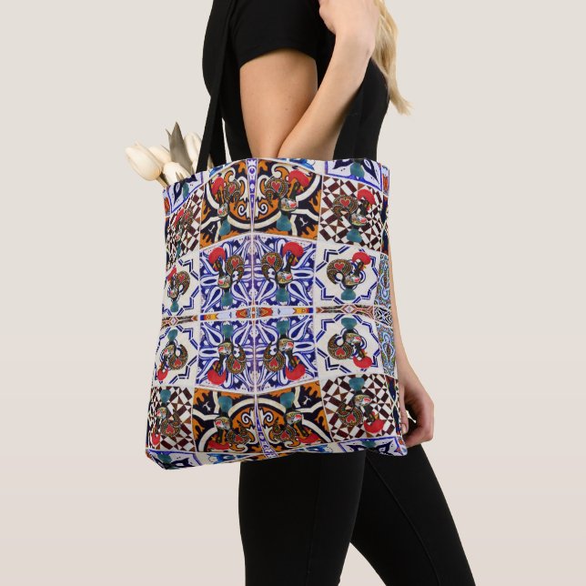 Galo de Barcelos, Portugal Tote Bag (Close Up)