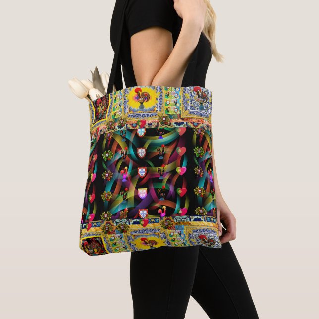 Galo de Barcelos, Portugal Tote Bag (Close Up)