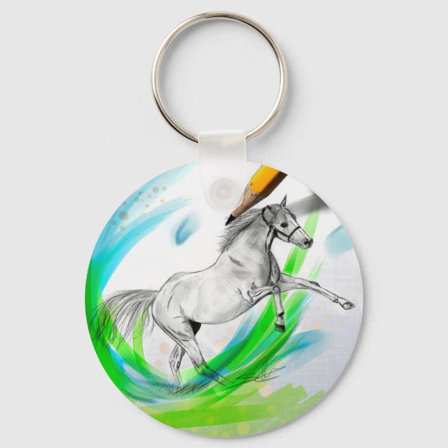 Galop Ahead Key Ring (Front)