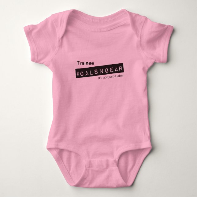 GALSNGEAR Trainee Baby Bodysuit (Front)