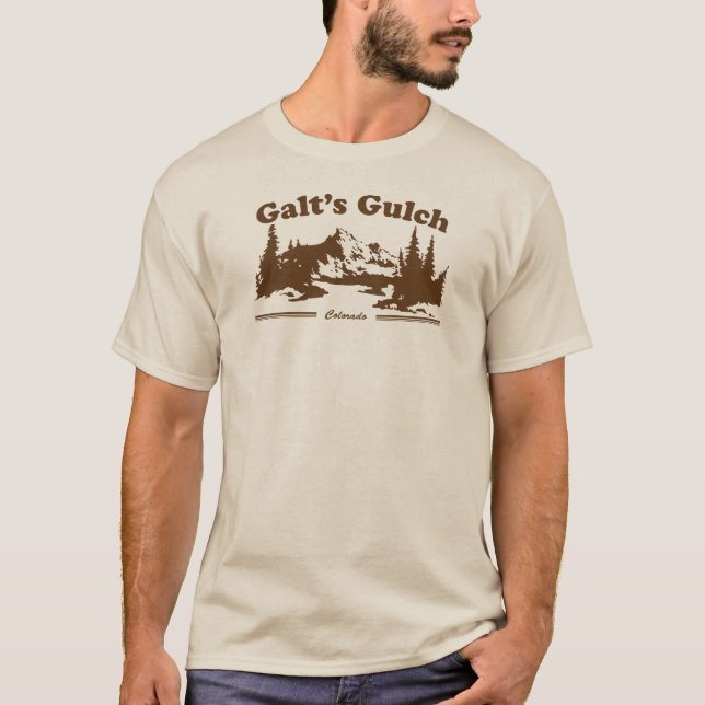 Galt's Gulch Vintage Tee Brown (Front)