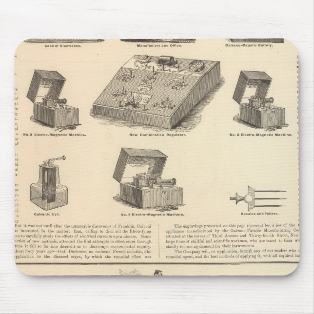 Galvano Faradic Manufacturing Company Bickford Mouse Mat (Front)