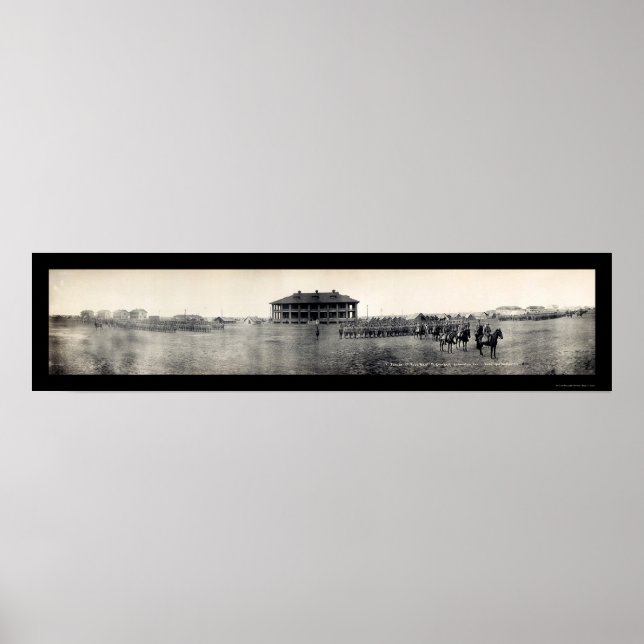 Galveston Army Parade 1911 Poster (Front)