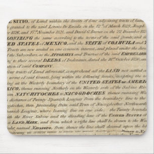 Galveston Bay and Texas Land Company Mouse Mat