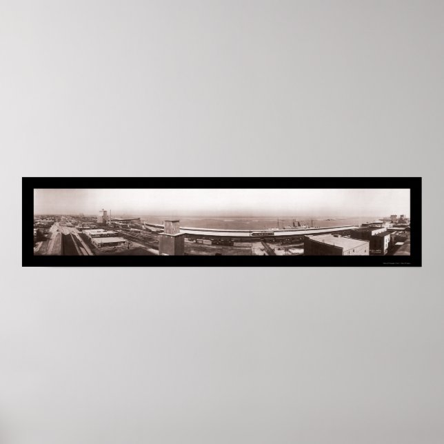 Galveston Bay TX Photo 1910 Poster (Front)