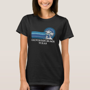 Galveston Beach Texas Family Summer Vacation Vinta T-Shirt