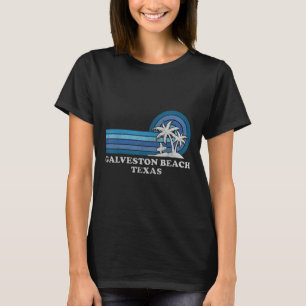 Galveston Beach Texas Family Summer Vacation Vinta T-Shirt
