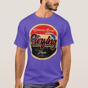 Galveston Beach Texas Surf T-Shirt