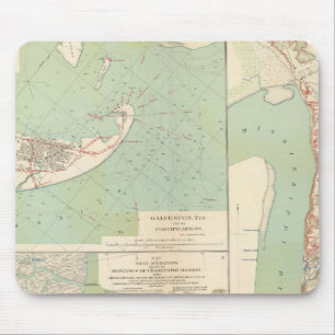 Galveston, Charleston Harbour, Port Hudson Mouse Mat