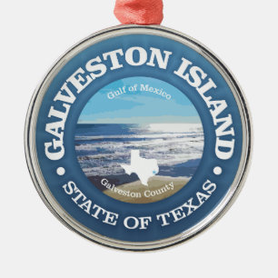 Galveston Island (C) Metal Tree Decoration
