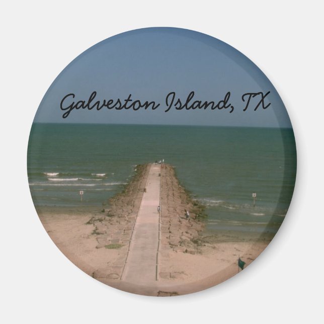 Galveston Island Magnet (Front)