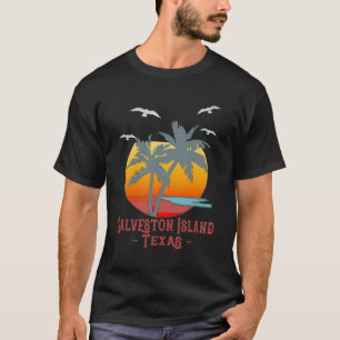 Galveston Island Texas Beach T-Shirt