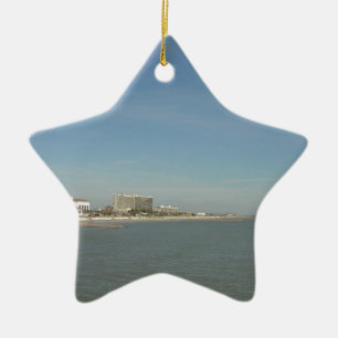 Galveston Island, Texas Ceramic Tree Decoration