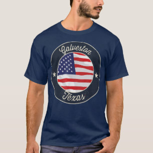 Galveston - Patriotic Texas Souvenir T-Shirt