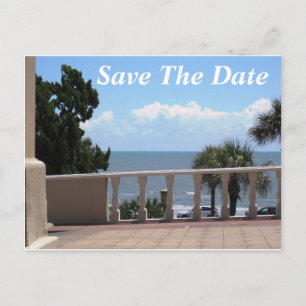 Galveston   Save The Date Announcement Postcard