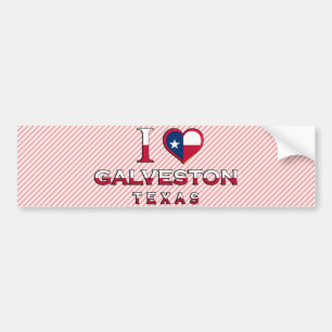 Galveston, Texas Bumper Sticker