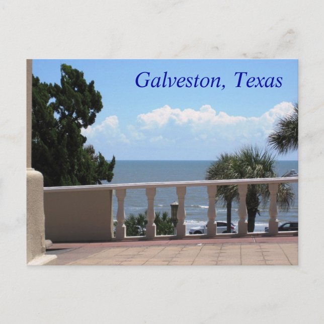Galveston, Texas Postcard (Front)