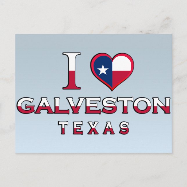 Galveston, Texas Postcard (Front)