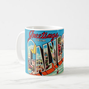 Galveston Texas Postcard Mug