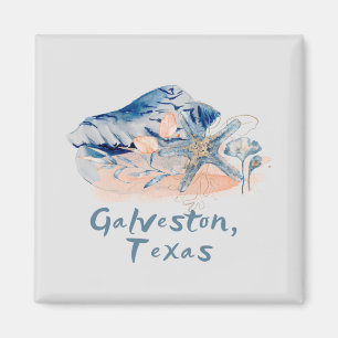 Galveston Texas Seashells Magnet