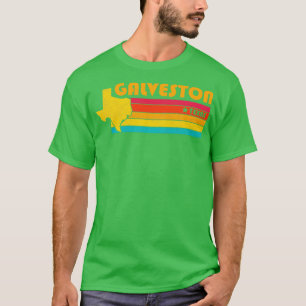 Galveston Texas Vintage Distressed Souvenir T-Shirt