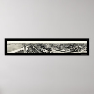 Galveston TX Harbour Photo 1915 Poster