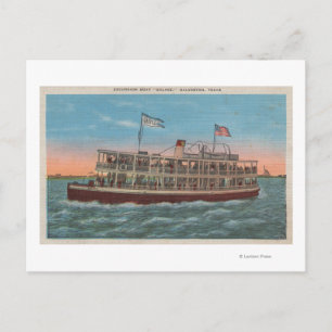 Galveston, TX - View of the Galvez Postcard