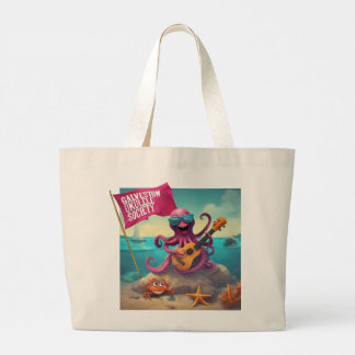 Galveston Ukulele GUS Large Tote Bag w/ Art by GM
