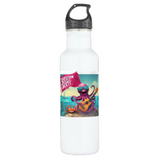 Galveston Ukulele GUS Stainless Water Bottle 24oz