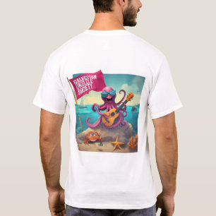 Galveston Ukulele Men’s T-shirt F&B Octopus