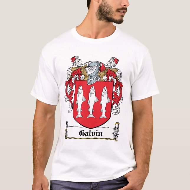 Galvin Family Crest T-Shirt (Front)