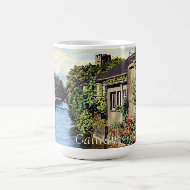 Galway City Ireland Scenic Canal View Coffee Mug (Center)