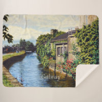 Galway City Ireland Scenic Canal View